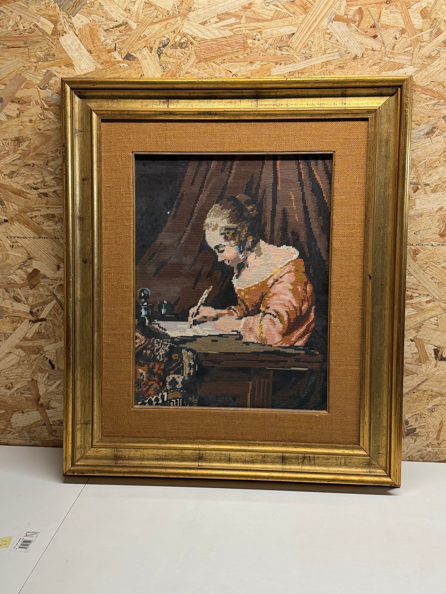 Quadro con Cornice in Legno Dorato  Eleganza