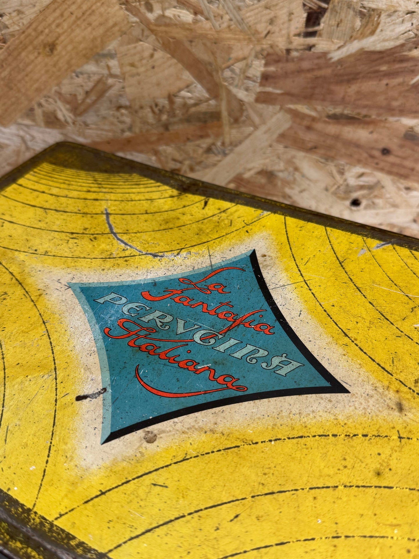 Scatola vintage PERUGINA anni ‘50 | Latta Metalgraf Milano | Rara da collezione